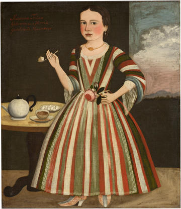 Gansevoort Limner, Portrait of Susanna Truax, c.1730, National Gallery of Art, Washington D.C.