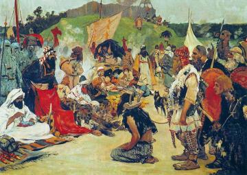 s v ivanov trade negotiations in the country of eastern slavs pictures of russian history 