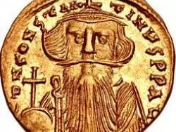 solidus constans ii obverse