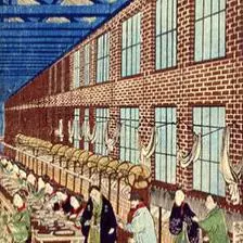 case 11 japanese silk factory