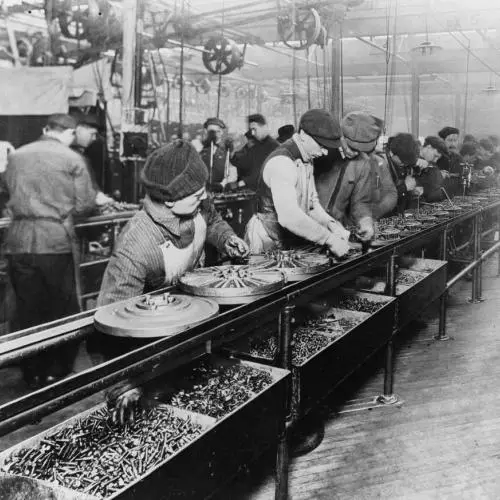 Ford assembly line, 1913