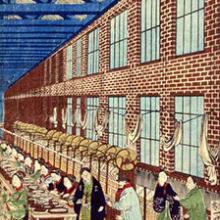 case 11 japanese silk factory