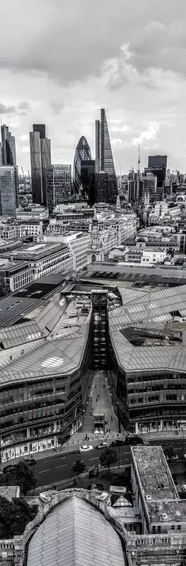 grayscale aerial city skyline photography 1528371